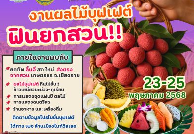 เตรียมตัวฟิน! งานผลไม้บุฟเฟต์ “ฟินยกสวน” กำลังจะเริ่มแล้ววว!!  23 – 25 พ.ค.นี้
