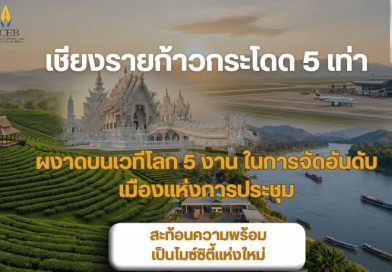 เชียงรายทะยานก้าวกระโดด 5 เท่าบนเวที ICCA Rankings 2025 ส่งสัญญาณความพร้อมเต็มพิกัดสู่การเป็น “ไมซ์ซิตี้” แห่งใหม่ของไทย