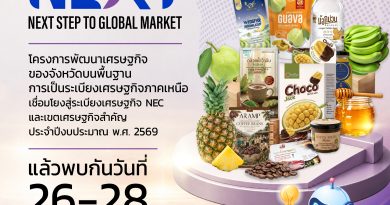 26-28 มิ.ย.นี้ “งานแสดงและจำหน่ายสินค้า SMEs จังหวัดเชียงราย” ช้อปของดี ชิมของอร่อย ชมสินค้าคุณภาพจากผู้ประกอบการ